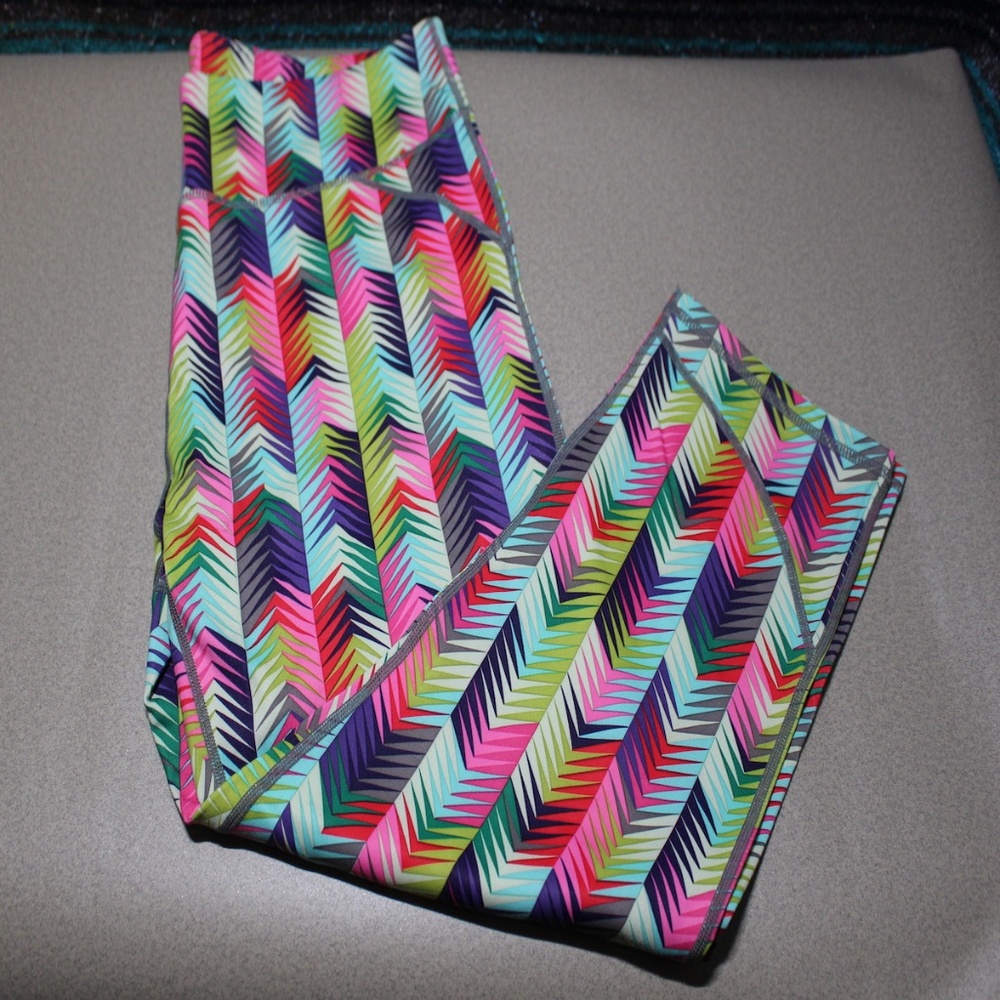 Colorful Striped Workout Pants